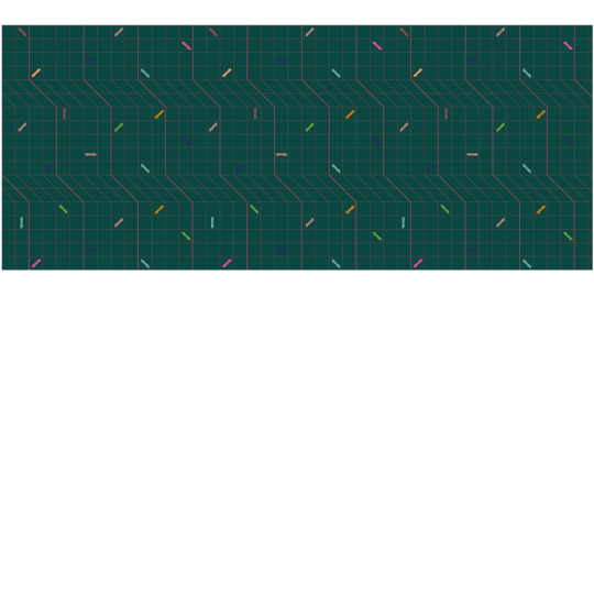 Yo2 AN1.04.3 Congruous Graphics - mural w geometryczny i trójwymiarowy wzór