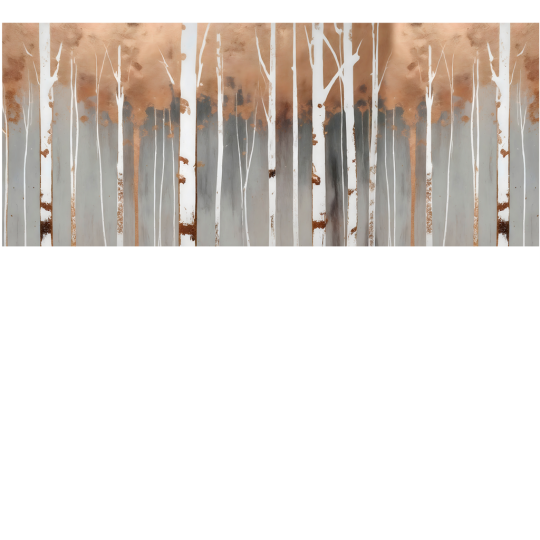 Yo2 COD3.07.2 Cover Delusion - mural w motyw lasu