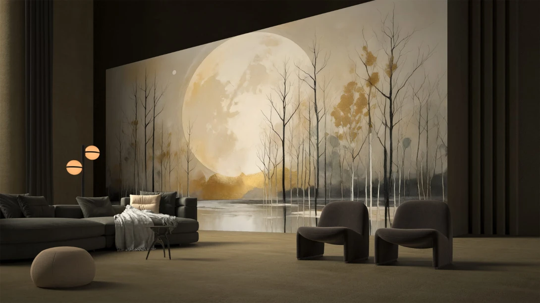 Yo2 COD3.05.2 Cover Delusion - mural w krajobraz leśny