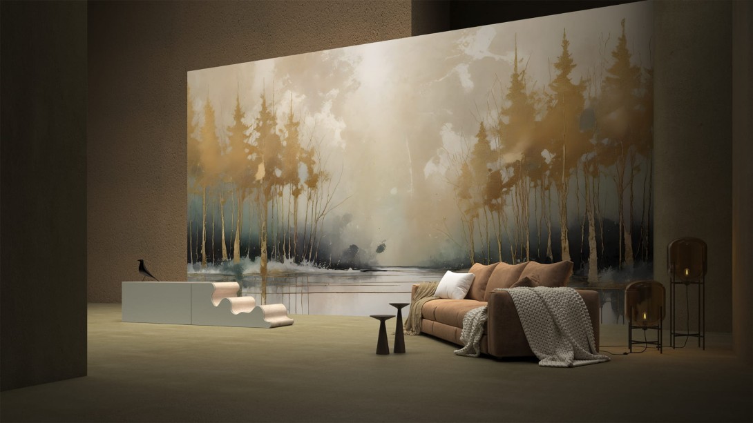 Yo2 COD3.04.2 Cover Delusion - mural w krajobraz leśny