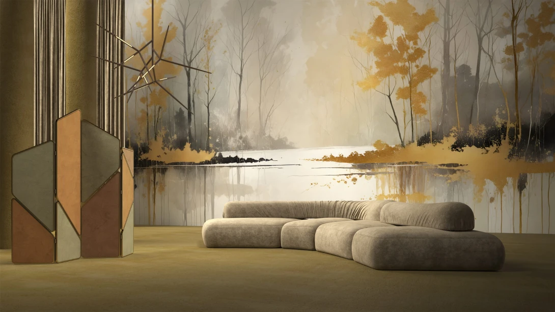 Yo2 COD3.02.2 Cover Delusion - mural w krajobraz leśny