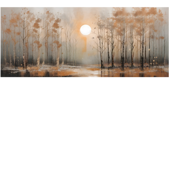 Yo2 COD3.01.2 Cover Delusion - mural w motyw lasu