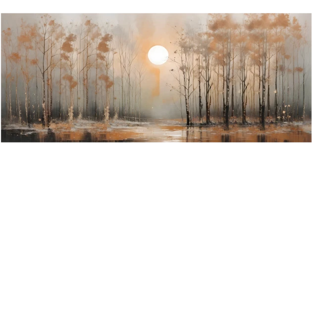 Yo2 COD3.01.2 Cover Delusion - mural w motyw lasu