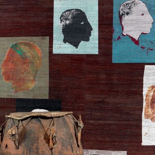 Elitis VP 891 02 Eldorado Cap Vert - mural w twarze