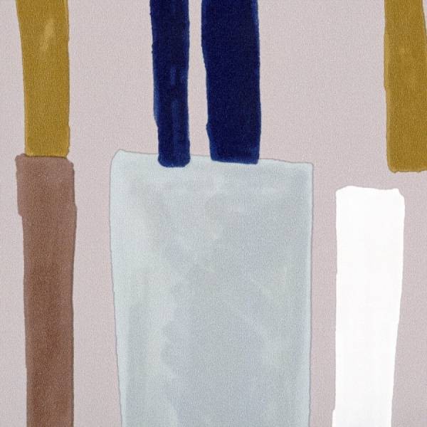 Elitis TP 311 05 Initiation Renaissance - tapeta w geometryczny wzór w artystycznym wydaniu