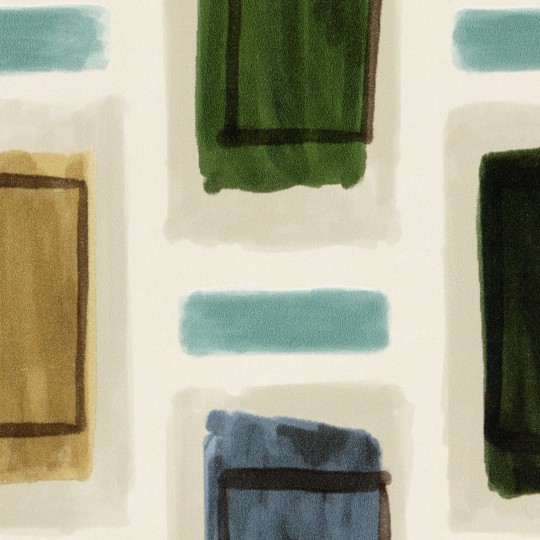 Elitis TP 313 01 Initiation Ornements - tapeta w geometryczny wzór w artystycznym wydaniu