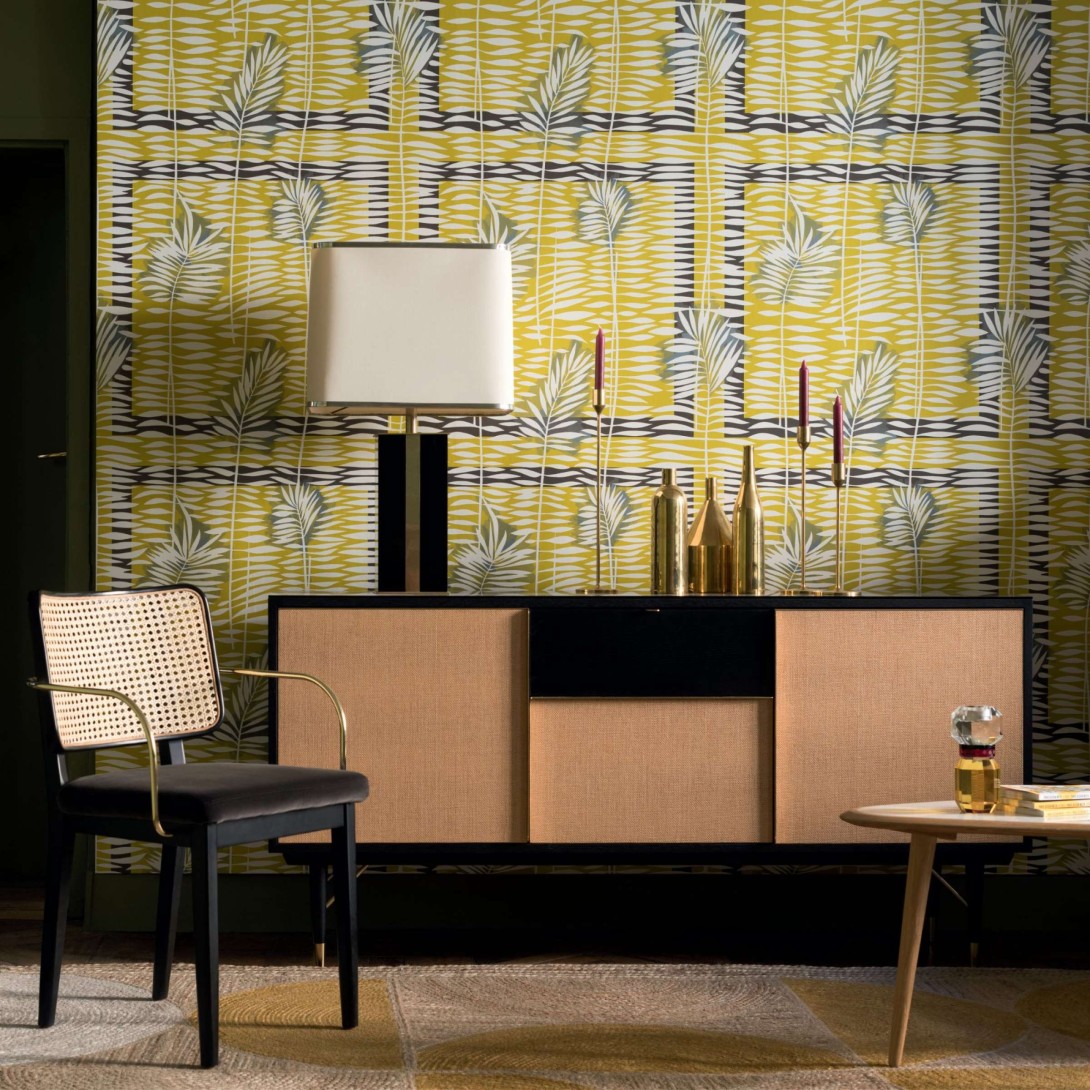 Elitis TP 314 03 Initiation Mantra - tapeta w liście w artystycznym wydaniu