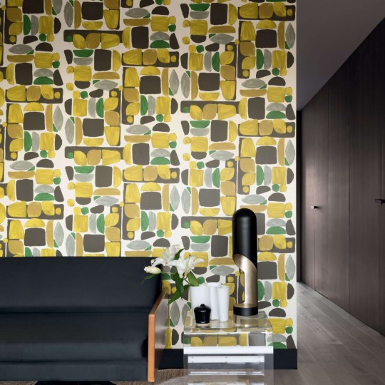 Elitis TP 315 01 Initiation Chaman - tapeta w obłe kształty