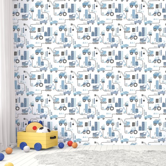 Galerie G78360 Tiny Tots 2 - tapeta dla dzieci w auta