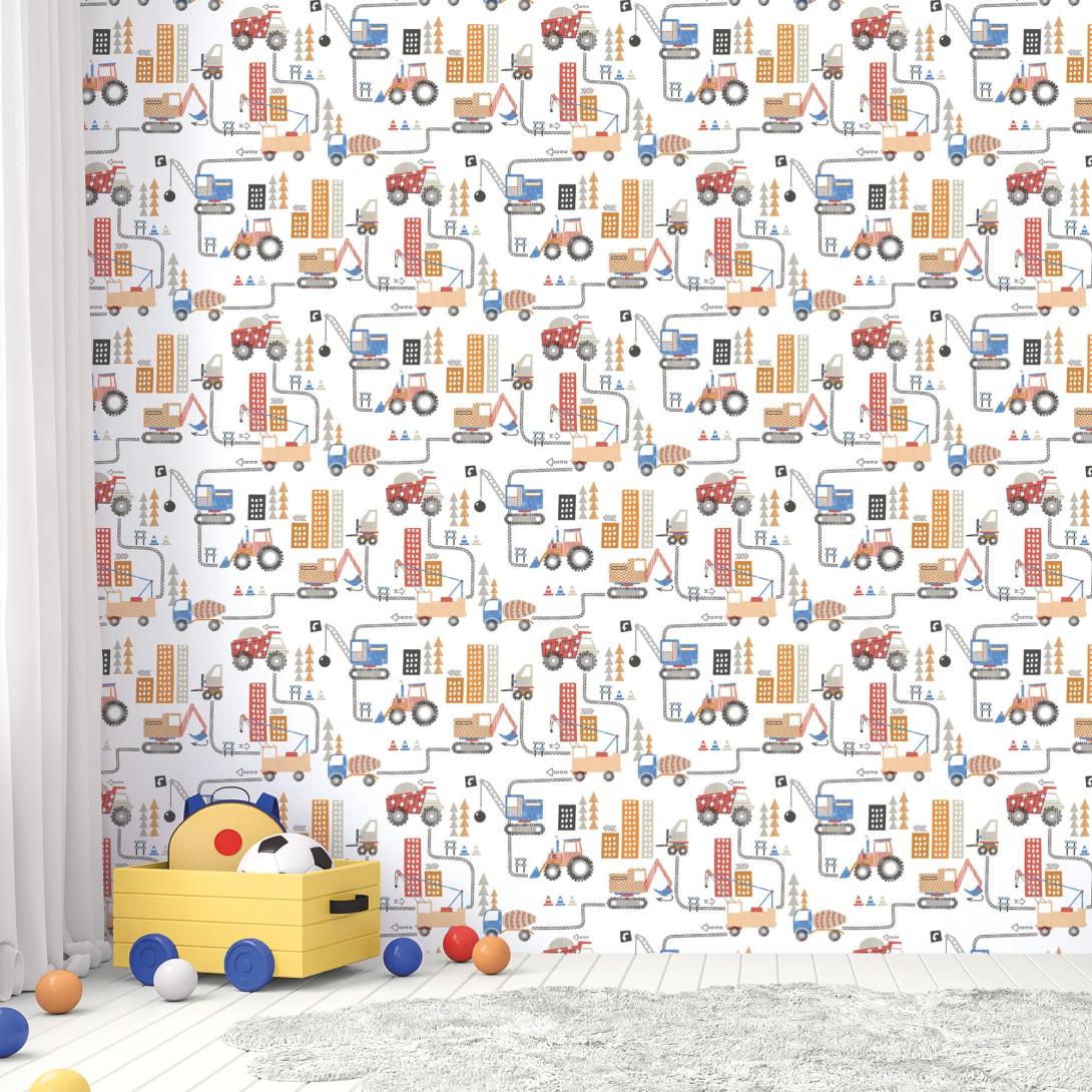 Galerie G78361 Tiny Tots 2 - tapeta dla dzieci w auta