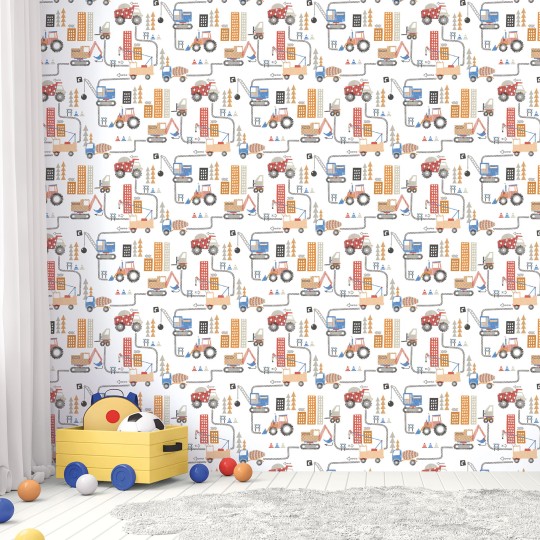 Galerie G78361 Tiny Tots 2 - tapeta dla dzieci w auta