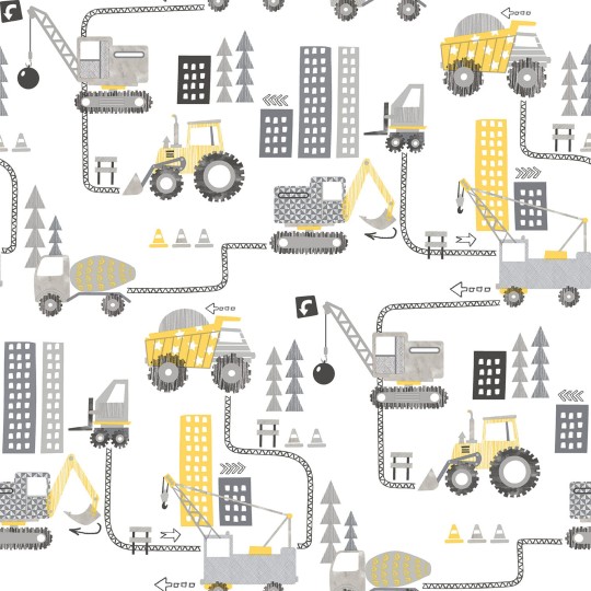 Galerie G78362 Tiny Tots 2 - tapeta dla dzieci w auta