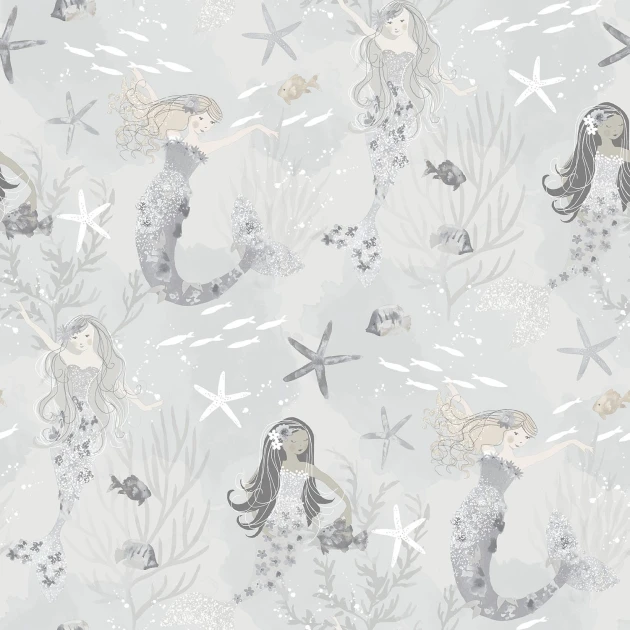 Galerie G78389 Tiny Tots 2 - tapeta dla dzieci w syrenki