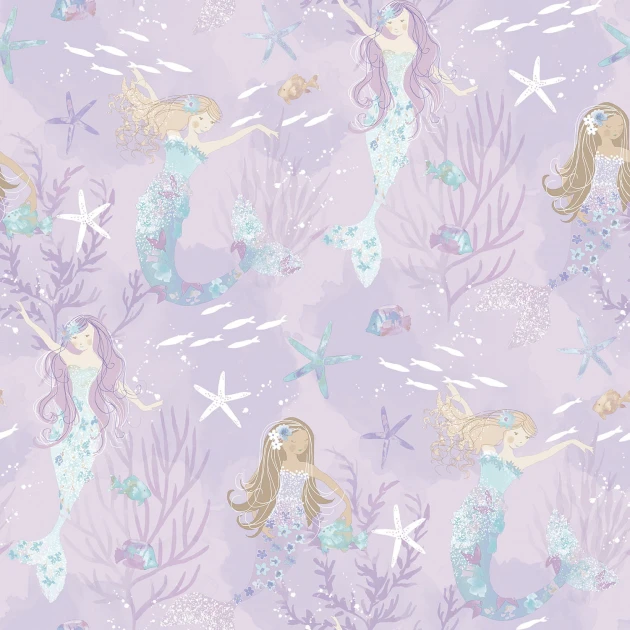 Galerie G78391 Tiny Tots 2 - tapeta dla dzieci w syrenki