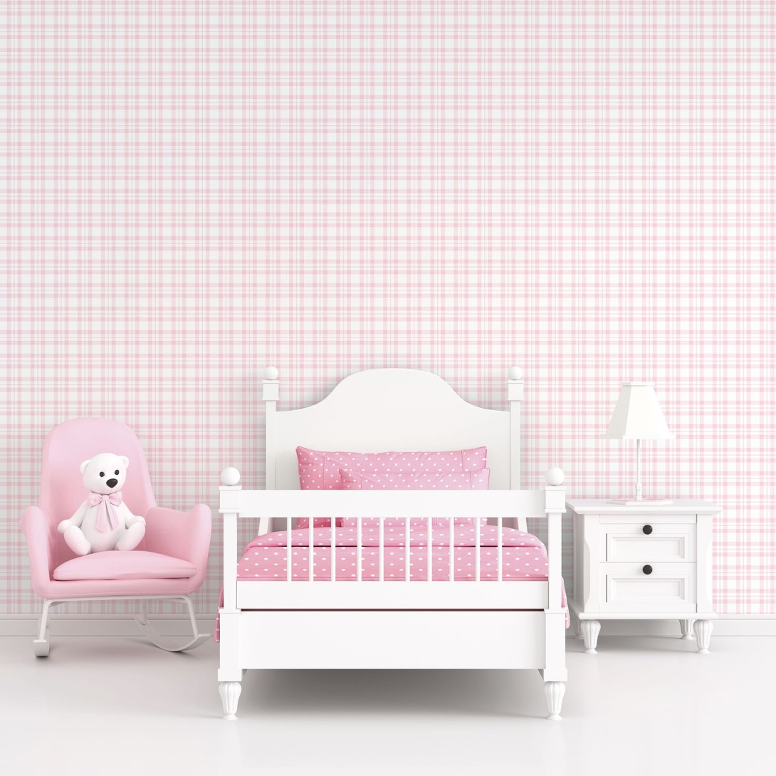 Galerie G78396 Tiny Tots 2 - tapeta w kratkę