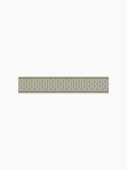 Boras Tapeter 7062 Borders Kalles Bard Green - border geometryczny