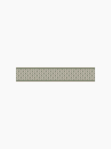 Boras Tapeter 7062 Borders Kalles Bard Green - border geometryczny