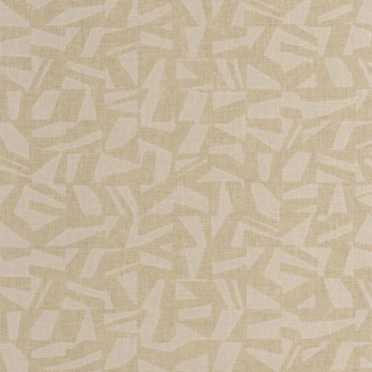 Casadeco 201151391 Matera Sanara Beige Lin - tapeta geometryczna w etnicznym wydaniu