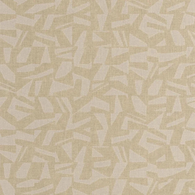 Casadeco 201151391 Matera Sanara Beige Lin - tapeta geometryczna w etnicznym wydaniu