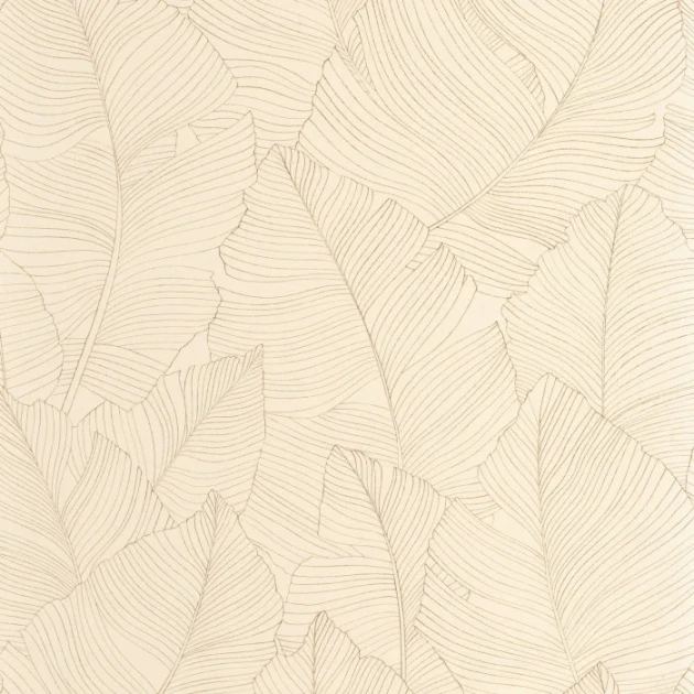Caselio 106502017 Borneo Vegetalia Sepia beige - tapeta w egzotyczne liście