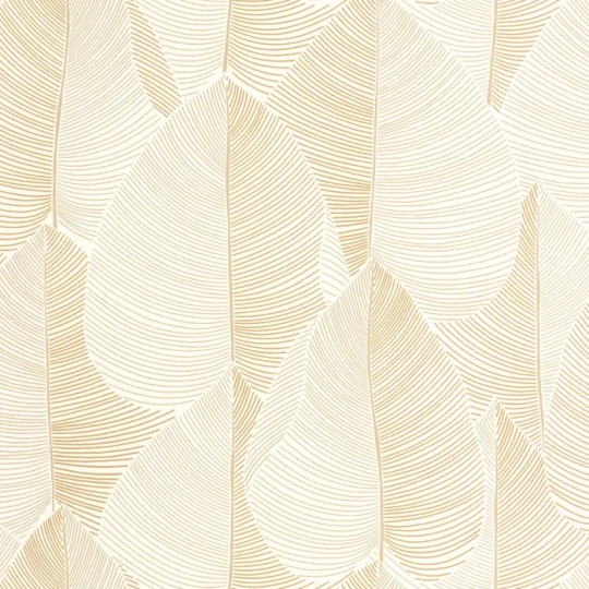 Caselio 106591029 Light Nuance Beige - tapeta w liście o metalicznym wykończeniu