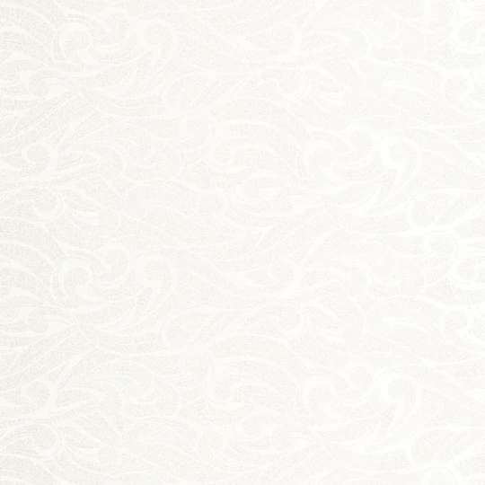Caselio 106640000 Light Harmony Blanc irise - tapeta w roślinny motyw akantu o metalicznym wykończeniu