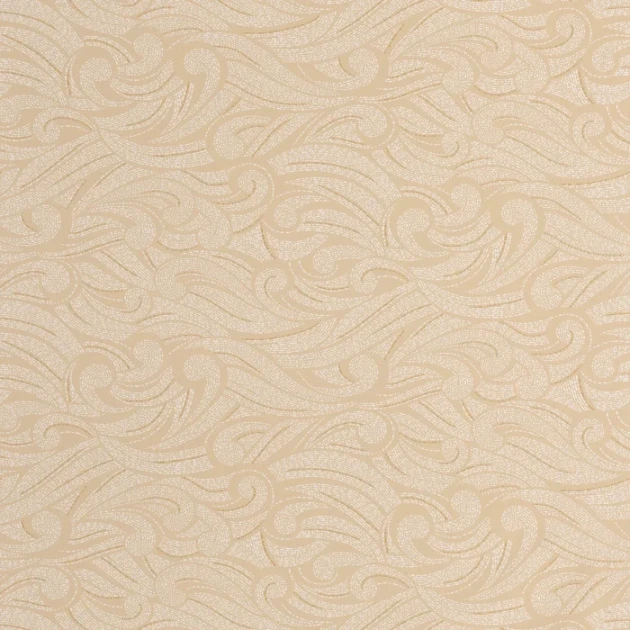 Caselio 106641015 Light Harmony Beige - tapeta w roślinny motyw akantu o metalicznym wykończeniu