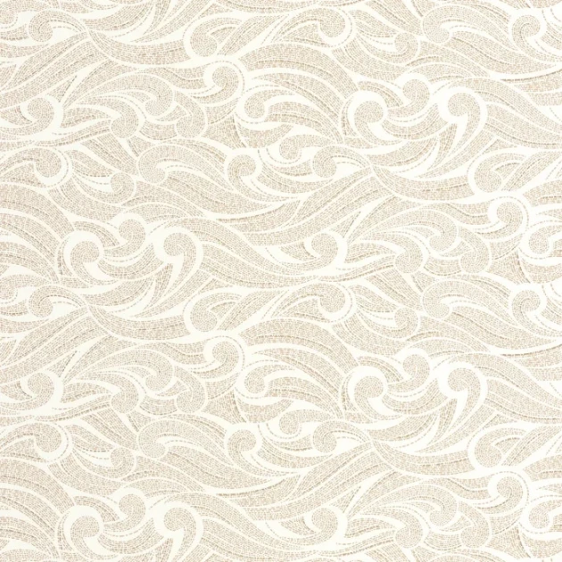 Caselio 106640127 Light Harmony Blanc or - tapeta w roślinny motyw akantu o metalicznym wykończeniu