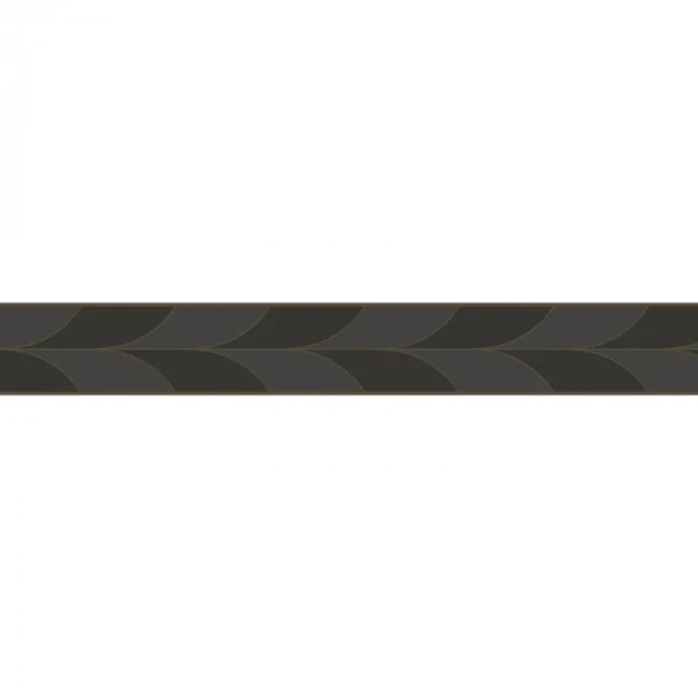 Casadeco 201109897 Annees Folles La Festive Noir Fusain - border geometryczny