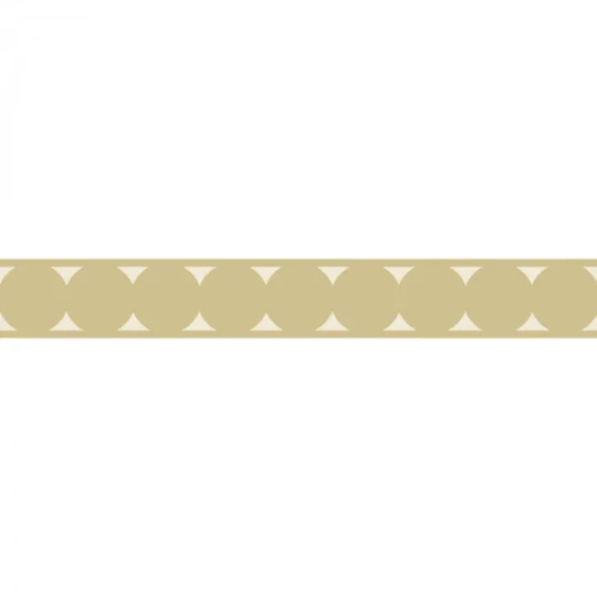 Casadeco 201111722 Annees Folles La Coquette Beige Lin - border w koła