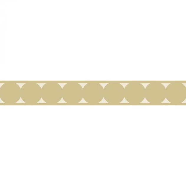 Casadeco 201111722 Annees Folles La Coquette Beige Lin - border w koła