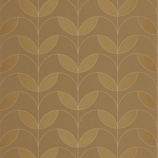 Casadeco 201022541 Annees Folles Mistinguett Mordore - tapeta geometryczna w stylu art deco