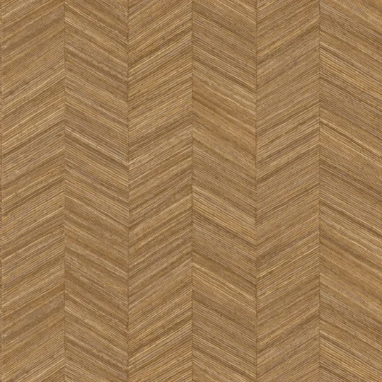 Casamance 75372752 Nature Sur Mesure - Textures Ocotea Ocre - tapeta w jodełkę