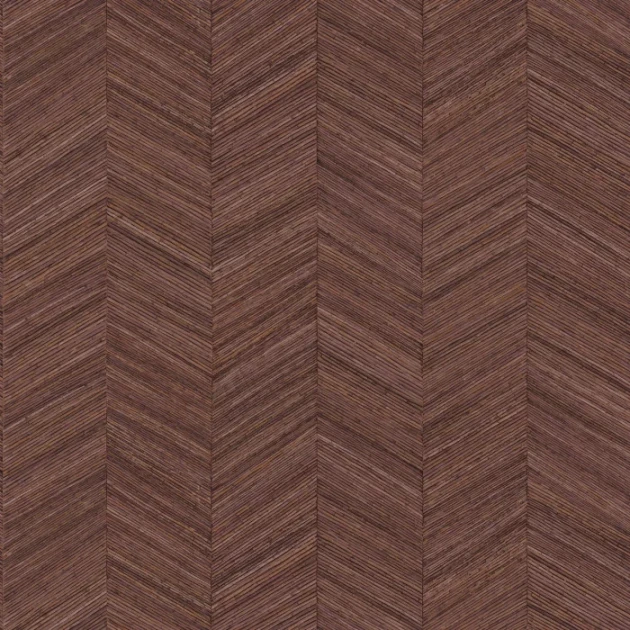 Casamance 75372854 Nature Sur Mesure - Textures Ocotea Cedre Rouge - tapeta w jodełkę