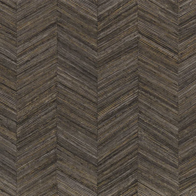 Casamance 75371120 Nature Sur Mesure - Textures Ocotea Ebene - tapeta w jodełkę