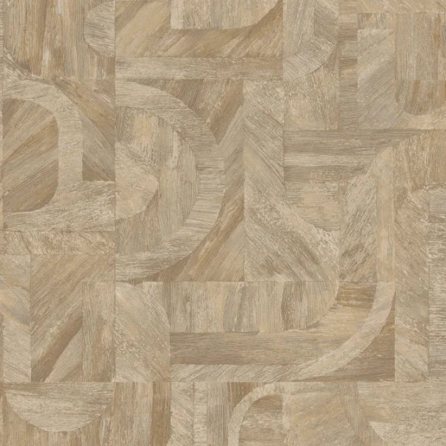 Casamance 76870304 Nature Sur Mesure - Textures Intarsia Travertin - tapeta geometryczna imitująca naturalną fakturę