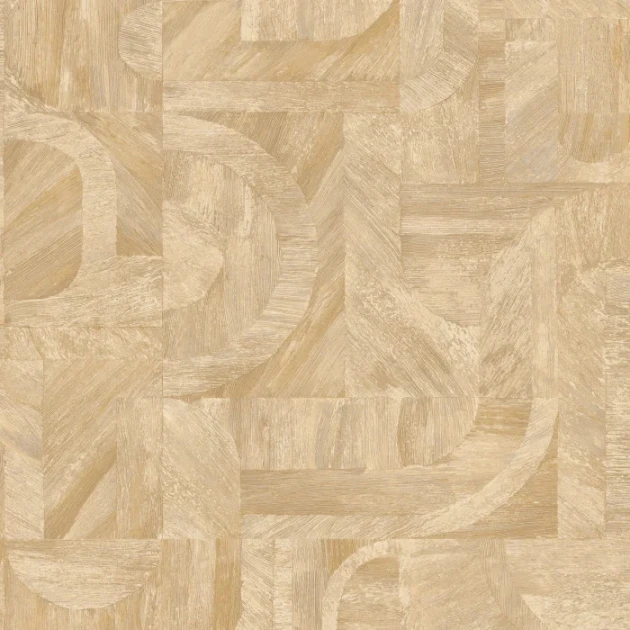 Casamance 76870202 Nature Sur Mesure - Textures Intarsia Paille - tapeta geometryczna imitująca naturalną fakturę