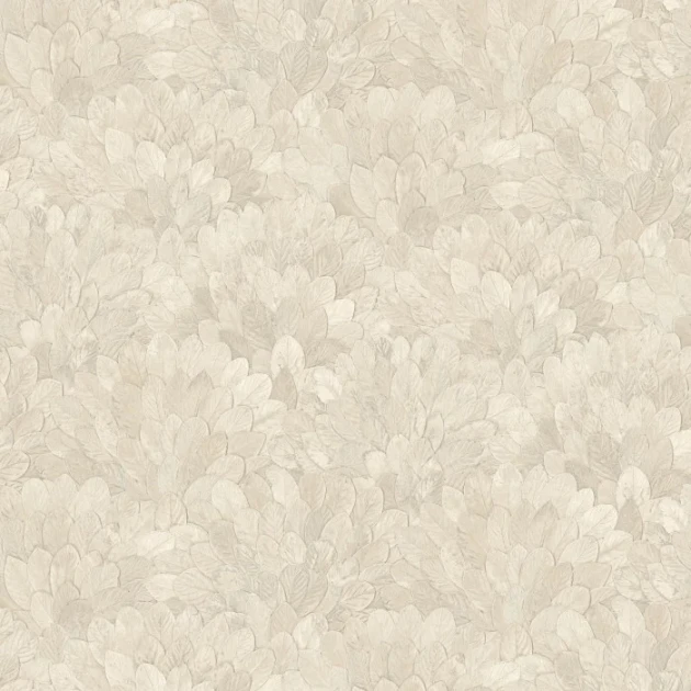 Casamance 76840916 Modernismo Feijoa Ivoire - tapeta w liście drzewa guawy