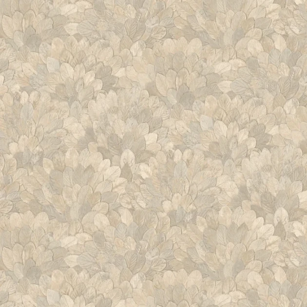 Casamance 76841018 Modernismo Feijoa Grege - tapeta w liście drzewa guawy