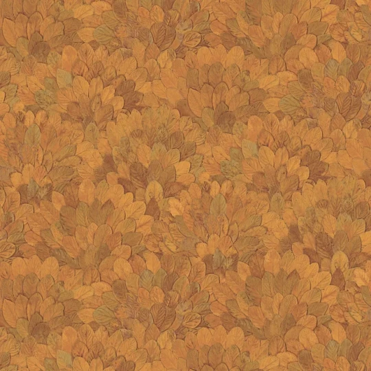 Casamance 76841324 Modernismo Feijoa Safran - tapeta w liście drzewa guawy