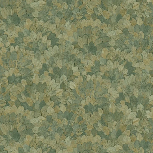 Casamance 76841426 Modernismo Feijoa Cypres - tapeta w liście drzewa guawy