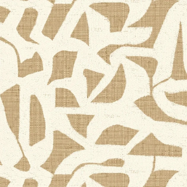 Casamance 76830610 Modernismo Cana Paille - tapeta imitująca plecione tkaniny