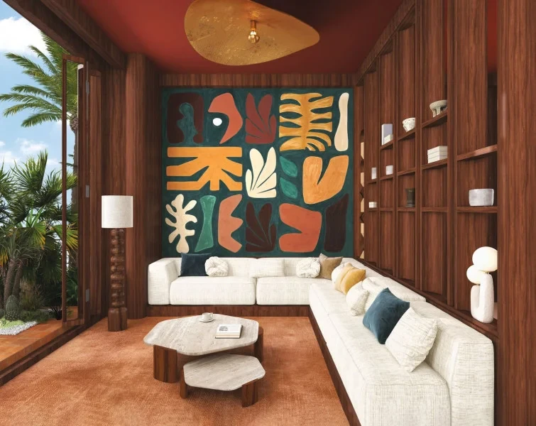 Casamance 76863568 Modernismo Jorge Petrole Garance - mural modernistyczny