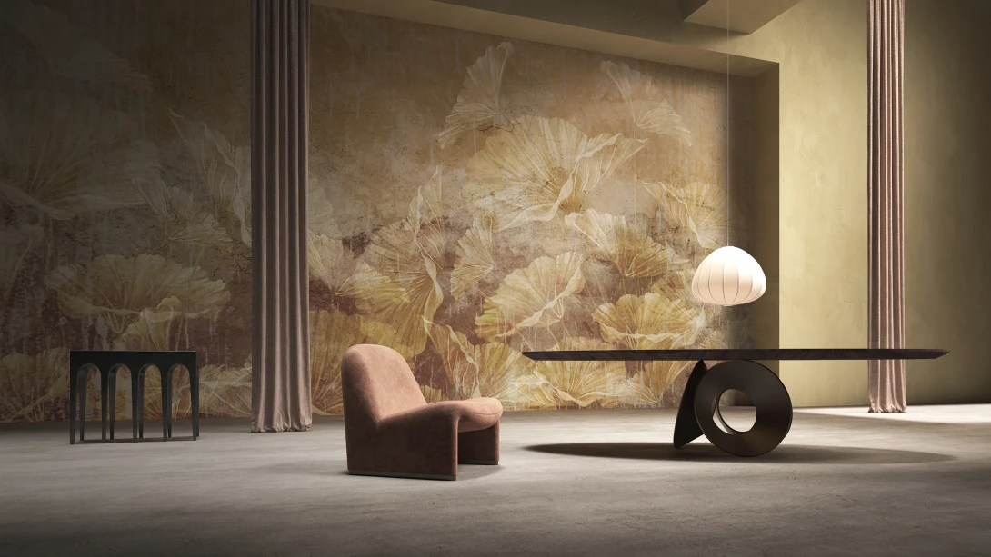 Yo2 PLC1.05.1 Plantae Crafts - mural w liście ginkgo