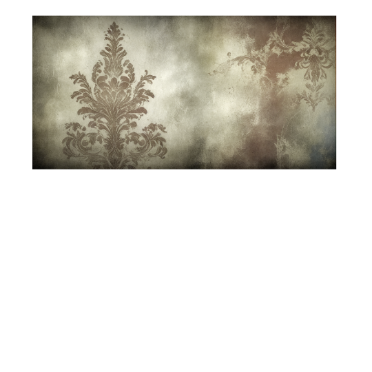 Yo2 EAM1.07.2 Earie Mythical - mural w stylizowane rośliny na surowym tle