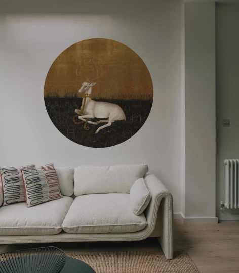 Wallcolors DOT-9094 Dots Majestic Rest - okrągły mural w jelenia