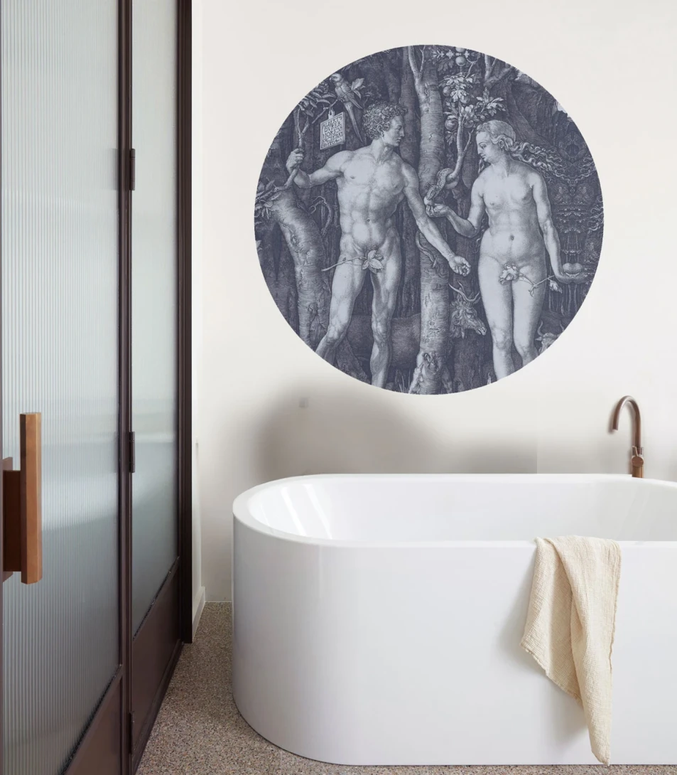 Wallcolors DOT-9097 Dots Forbidden Fruit - okrągły mural z motywem ogrodu Eden