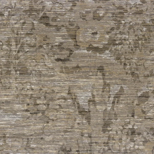 Casamance 71700135 Manufactura Verdure Taupe - tapeta żakardowa w liście