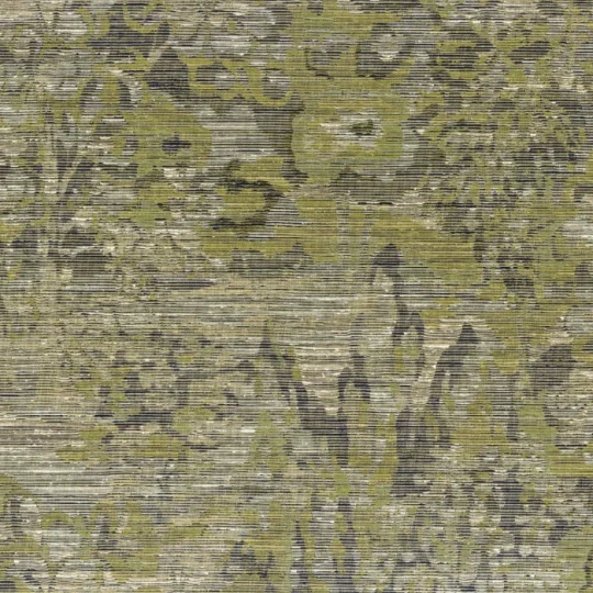 Casamance 71700355 Manufactura Verdure Vert - tapeta żakardowa w liście