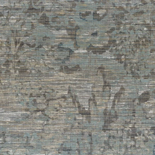 Casamance 71700245 Manufactura Verdure Pierre Bleue - tapeta żakardowa w liście